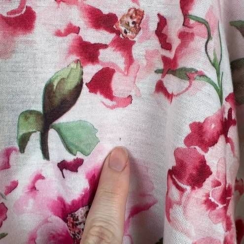 Show Me Your Mumu  Brie Robe Garden of Blooms Pink Floral Lightweight One Size
