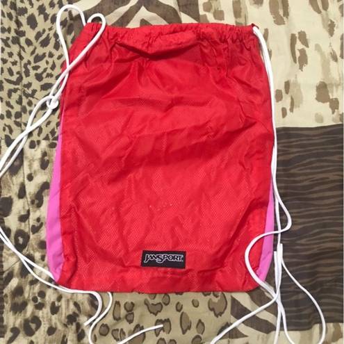 Jansport  Vintage Red And Pink Backpack Preowned