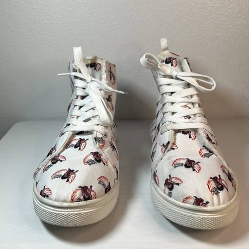 Betty Boop  high top sneakers size 8 ~ angel wings ~ pinup