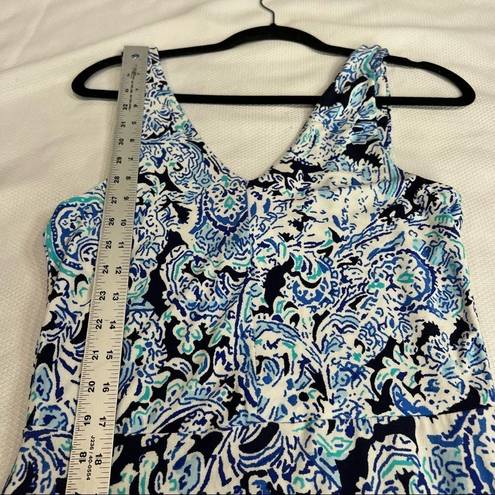 Cynthia Rowley  White Blue Print Sun Dress