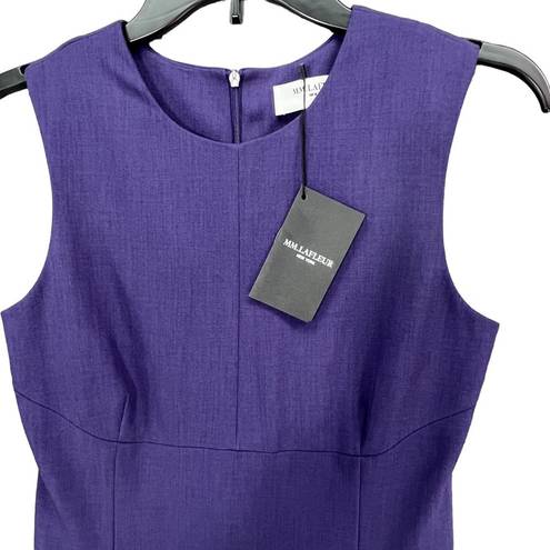 MM.LaFleur  Womens Shirley Sheath Dress 2 Elderberry Purple Sleeveless Back Zip