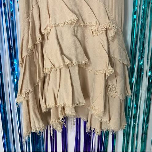 Vintage Havana Cream  Fringe Tank