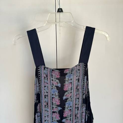 Free People  Paradise Song Floral Tunic Dress Sleeveless Size M