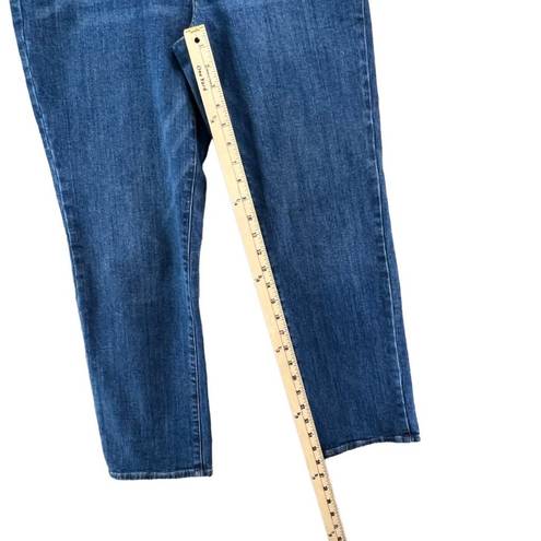 Talbots  High Waist Straight Leg Modern Ankle Denim Jeans Blue Womens Size 4