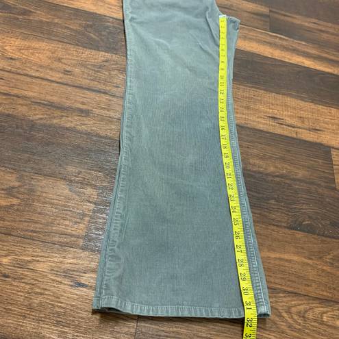 J.Jill Bootcut Corduroy Jeans Womens 12 Gray High Rise Preppy Academia Pants