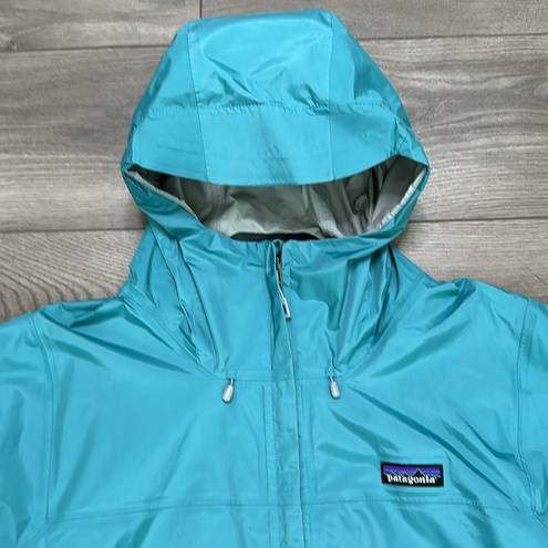 Patagonia  Blue Waterproof Rain H2No Performance Jacket Size Large