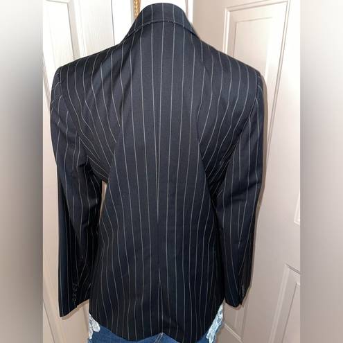 Polo  Ralph Lauren 100% wool black pinstriped blazer NWT.