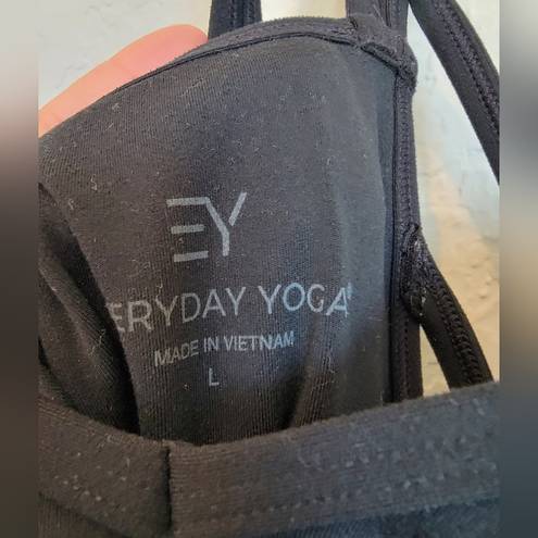 One Piece Everyday Yoga W Radiant Strappy Black  Size Large