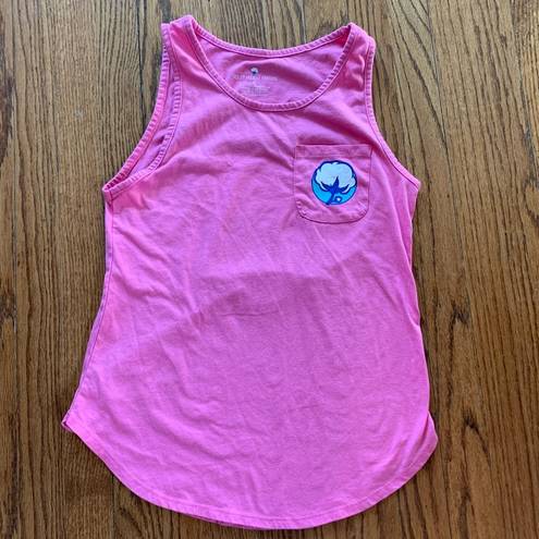 The Southern Shirt Company  Pink Logo Tank Small