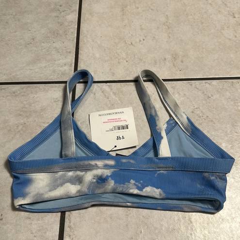 Beach Riot NWT  Azure Cloud Bikini Set Size Small