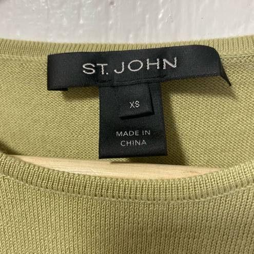 St. John  Wool Blend green tank size XS