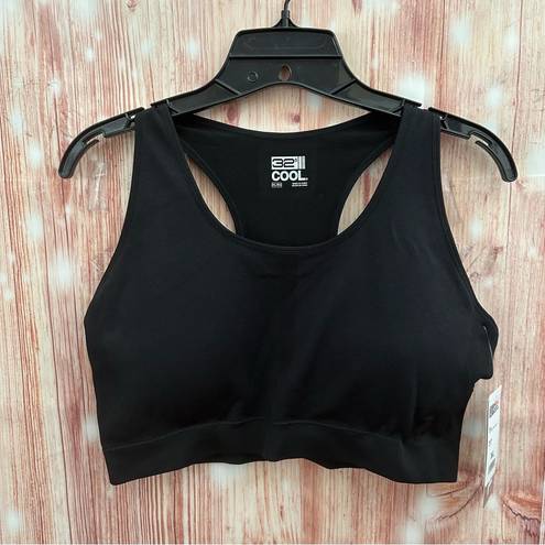 32 Degrees Heat 32 Degrees Black Seamless Racerback Sports Bra