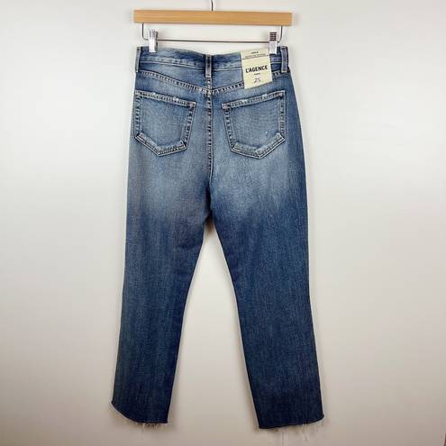 L'Agence NWT  Adele High-Rise Cropped Stove Pipe Jeans in‎ Fallbrook