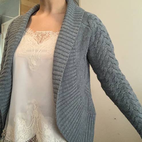 Bebe 2B  cable knit cocoon cardigan