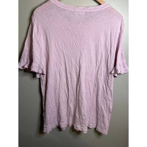 Sundry  Lilac Blouse w/ Ruffle Sleeves size 3 / Large