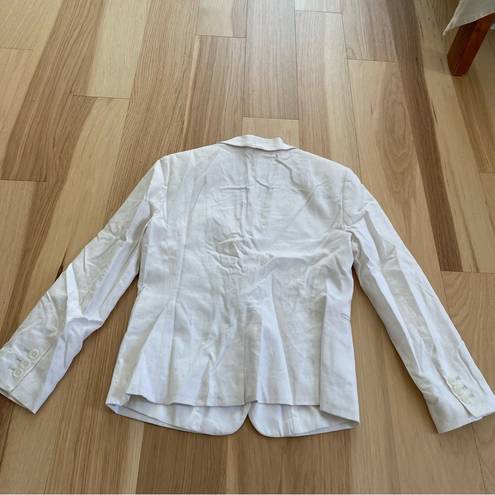 Banana Republic  white Blazer Sz 0 jacket top