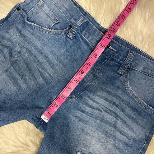 Guess  distressed Bermuda denim shorts sz 30