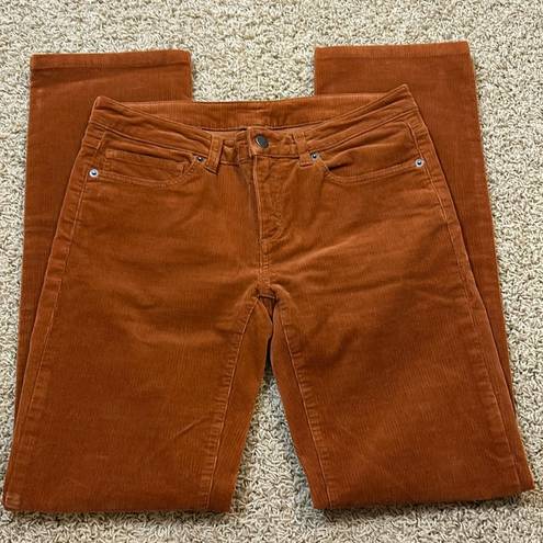 Patagonia  Women's Everyday Corduroy Pants Organic Size 28 / 6 Rust Orange/Brown