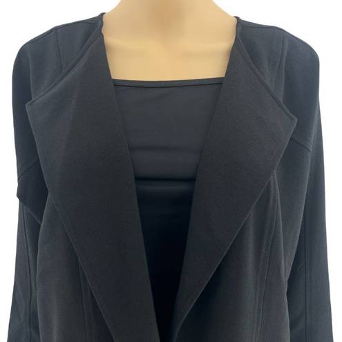 Daniel Rainn DR2 (S)  Black Long Sleeve Open front Blazer Jacket Womens