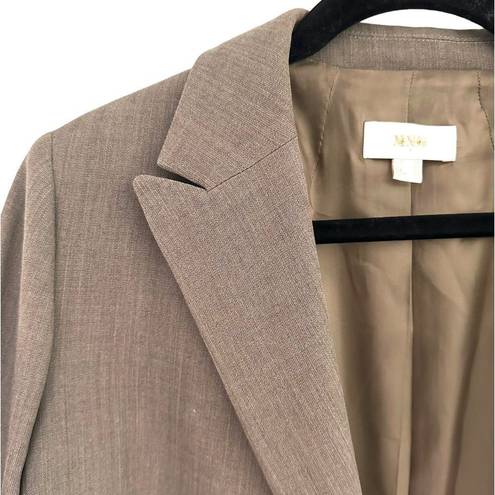 Mango  Wool Blend Tie Front Blazer Sz 12