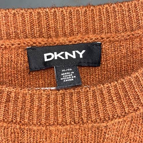 DKNY Women’s  Classic Crewneck Cashmere Blend Sweater