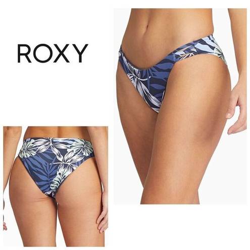 Roxy New.  navy hipster bikini bottom. XL