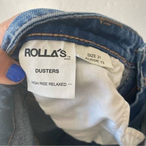 Rolla's NWT  Dusters Super High Rise Cigarette Tapered Leg Jeans in Medium Wash