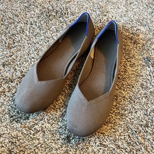 Rothy's  round toe brown flats