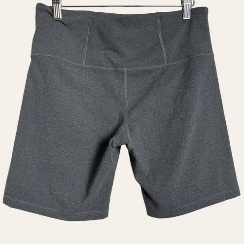 Tory Burch  Sport Gray Mid Rise Athletic Biker Shorts Size Large