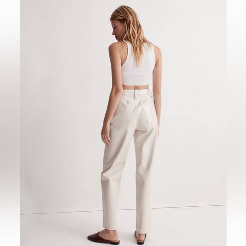 Madewell  The Perfect Vintage Straight Pant in Faux Leather—Size 26