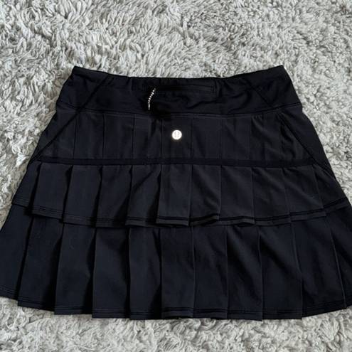 Lululemon Black  Tennis Skirt Size 4 Tall