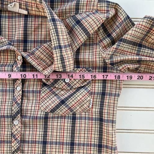 Roxy  plaid button shirt Size Small