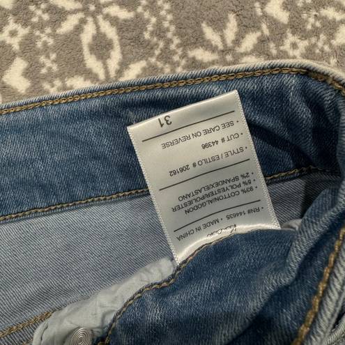 KanCan USA NWT KanCan High Rise Ripped Capri 206162 Size 31