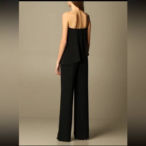 Emporio Armani  Cady Black Strapless Jumpsuit- NWT