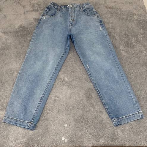 Kensie Jeans Vintage Luxe The High Rise Barrel Button Fly Jeans Size 8/29 NWOT