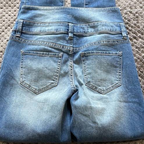 Ymi  DENIM BLUE JEANS HIGH RISE SIZE 1 EUC #7269