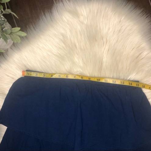 American Eagle  Outfitters blue ruffle skirt sz med