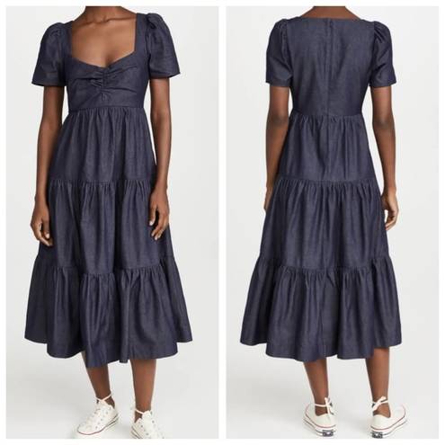 Likely Denim Blue Lear Midi Dress