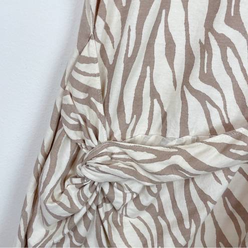 n:philanthropy  June Dress	Tropical Abstract Taupe