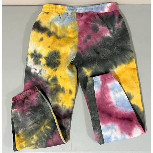 New Look Tie Dye Fleece Joggers Sweats Sweatpants Pants Bottoms Size L 🌻✨