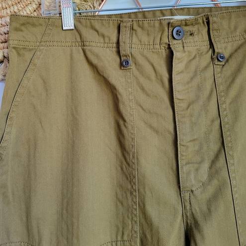 Madewell , The Perfect Vintage Wide Leg Utility Pant in Golden Spinach Size 33