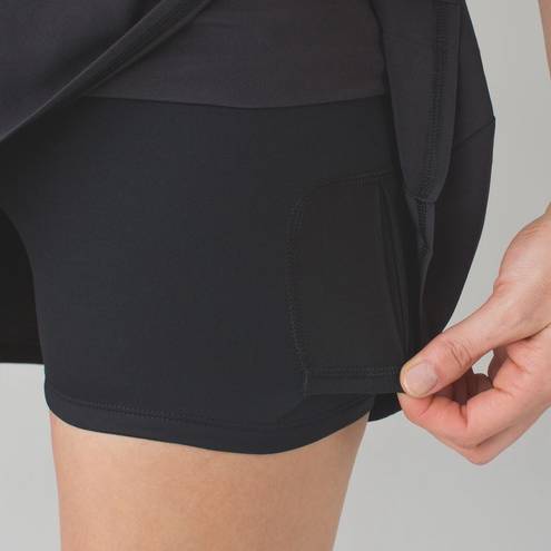 Lululemon  Run: Pace Setter Skirt | Tall | Black | 4