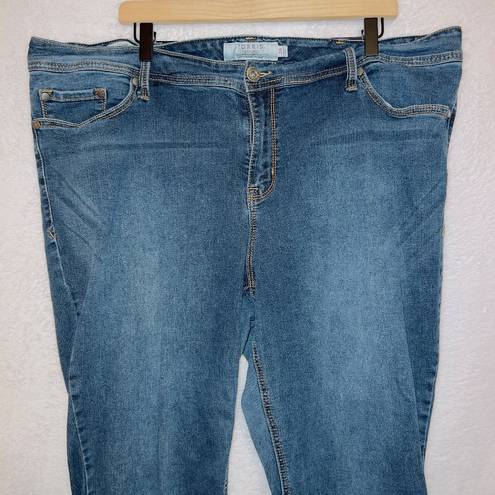 Torrid  Medium Wash Denim Mid Rise Lixe SLim Boot Jeans women's size 24