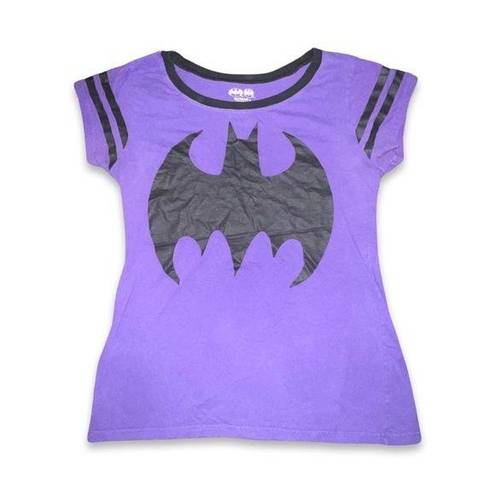 DC Comics Batman Purple and Black Women’s T-Shirt 2XL