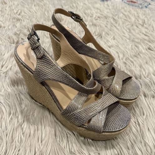 Via Spiga  espadrille wedges size 10