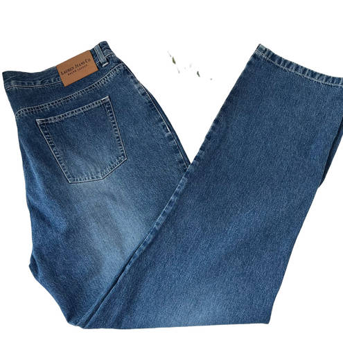Krass&co Lauren Jeans  Straight Leg Womens Jeans Size 16 Medium Wash New Denim