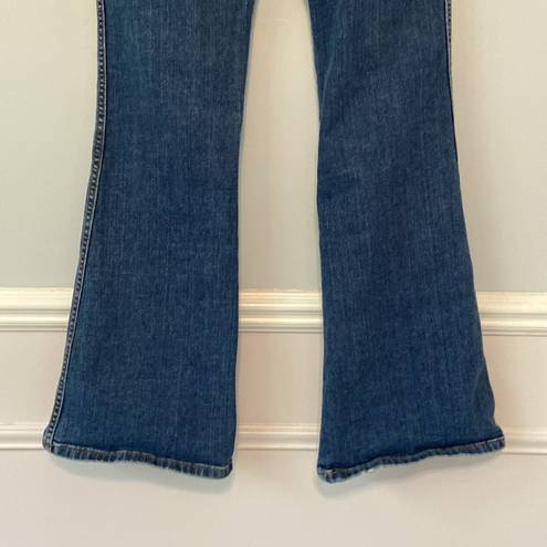 Modcloth WRANGLER X  Wide Leg Bell bottom Flare Jeans Women's Size 12 x 33