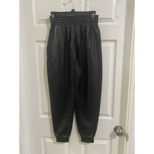 Susana Monaco NWT Susana Monoco Faux Leather Jogger side XS