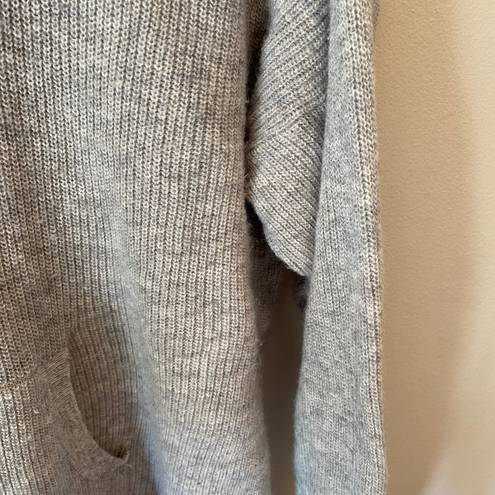 The Loft  Grey Pullover Knit Hoodie Size Extra Large  