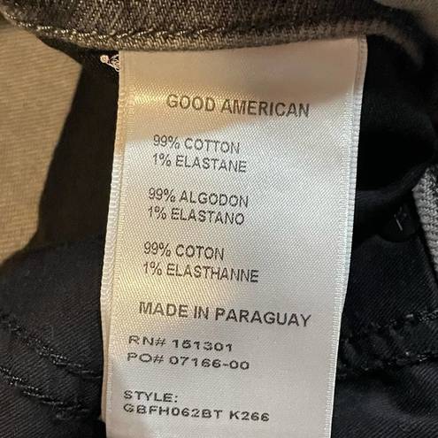 Good American NWT  Good Boy Straight Jeans in Washed Black - size 10/30